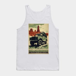 4x4 in the Mountains Soviet Design Tank Top